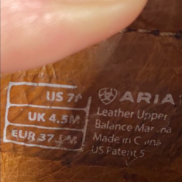 Ariat Brown Leather Clogs 7 - Picture 8 of 10
